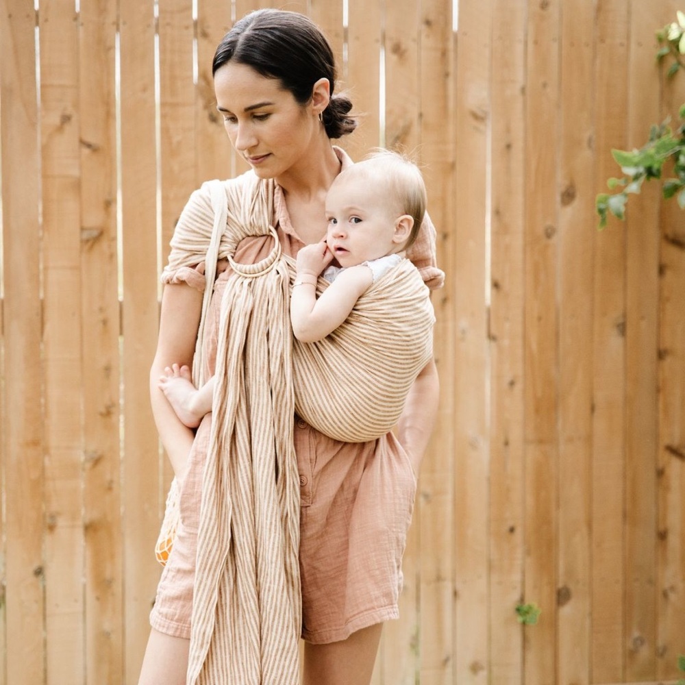 Wildbird x Babylist Nava Linen Ring Sling - Standard, 74"
